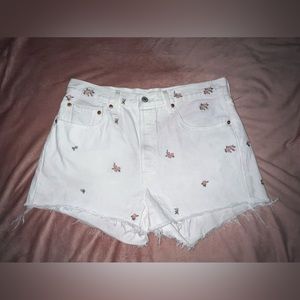 Levis Flower Print Shorts